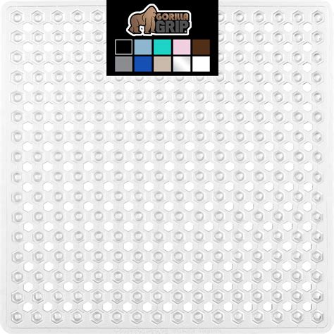 Amazon.com: Fretweok 24"x24" Square Shower Mat Non Slip in,Shower Mat ...