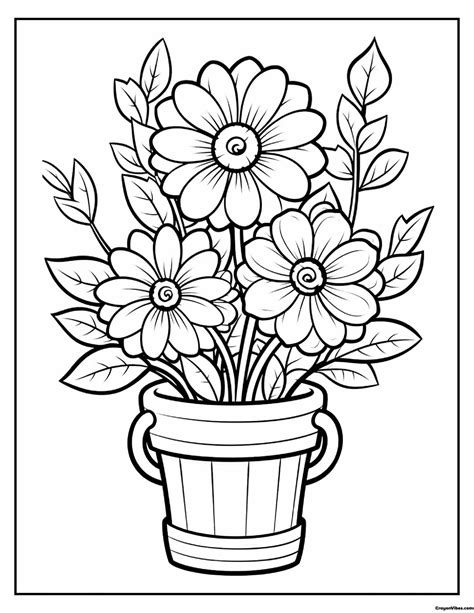 75 flower coloring pages 2024 free printable sheets – Artofit