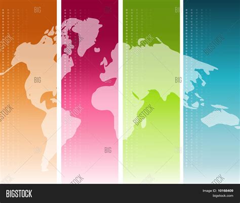 Colorful World Map Vector 的图像结果
