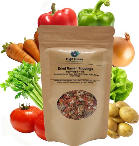 Amazon.com : High Class Grass Dried Ramen Toppings, Dehydrated ...
