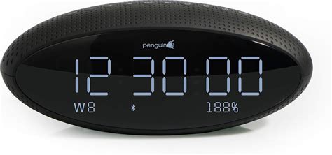 PENGUIN Classic Clock Bluetooth Speaker Alarm Clock Radio Speaker/Super ...