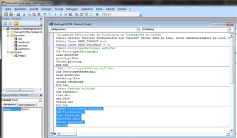 Outlook 2007 - Outlook Filedialog mit VBA Makro - Peter Gratl