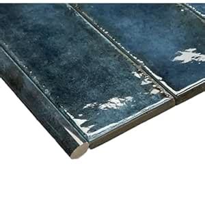 Scandiano Series Handmade Glossy 2.5x10 Subway Porcelain Wall Tile for ...