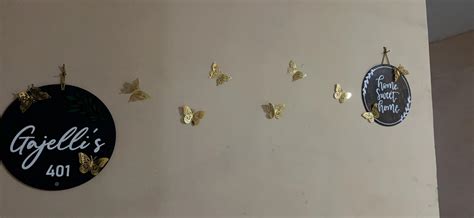 Buy SEREBRUM 12pcs 3D Metallic Finish Home Decor Butterfly with ...