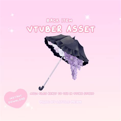 Buy Vtuber Asset Rigged Flower Garden Umbrella Online in India - Etsy