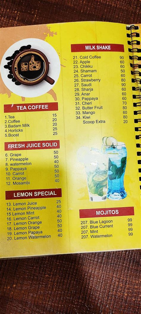 Menu at Cake World Bakery & Restaurant, Ramanagara