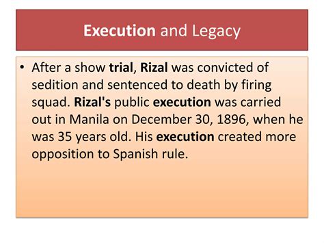 JOSE RIZAL: TRIAL, EXECUTION AND MARTYRDOM | PPTX