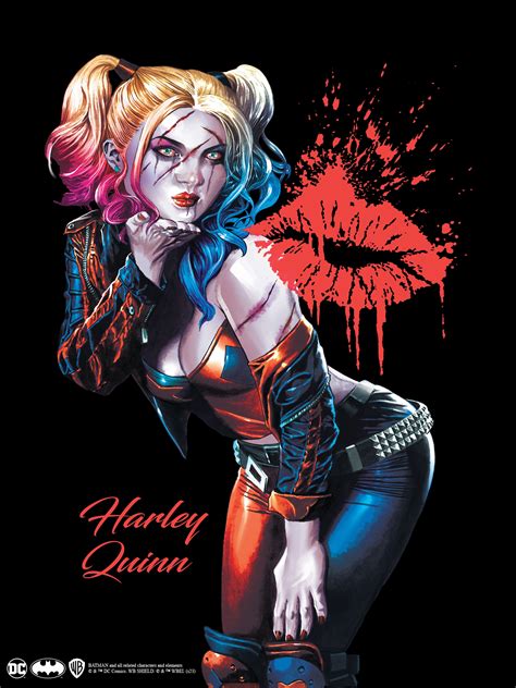 Harley Quinn Kiss Poster #24 – Cosmic Comics
