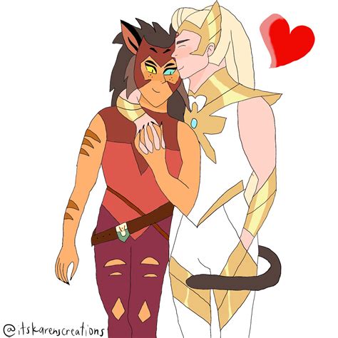 Another catra and adora drawing! Love she ra and the princesses of ...