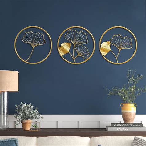 vedas Multicolour Metal Zara Wall Decor, 3D Arts Sculpture Wall Decor ...