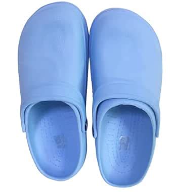 Vitaliya Unisex EVA Plastic Hospital Shoe (NV, Ceil Blue, XXL)., 10 ...
