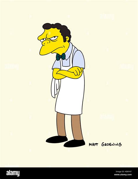 THE SIMPSONS, Moe (the Bartender) Szyslak, 1989-present. TM and ...