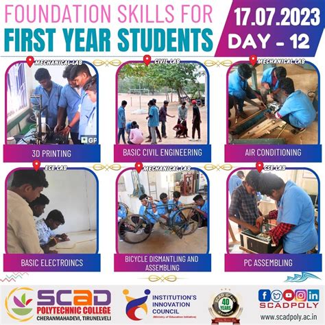 Foundation courses First year | News & Events | SCAD POLYTECHNIC ...