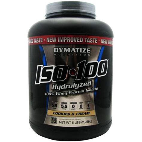 Dymatize Iso-100 Hydrolyzed 100% Whey Protein Isolate Gourmet Chocolate ...