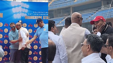 Vinod Kambli Attends Wankhede's 50th Anniversary Event After Getting ...