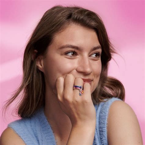 Pandora Stackable Rings Prices India - ME Electric Blue Sterling Silver