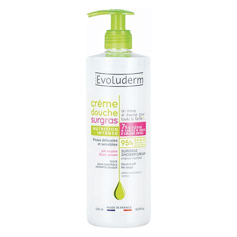 Evoluderm Intense Nutrition Surgras Shower Cream – Natural Indulgence