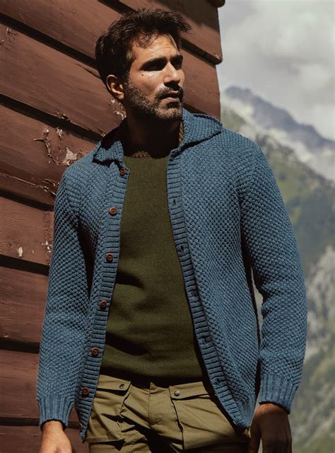 Buy Aztec Blue Cardigan | Casual Blue Structure Shirts for Men Online ...