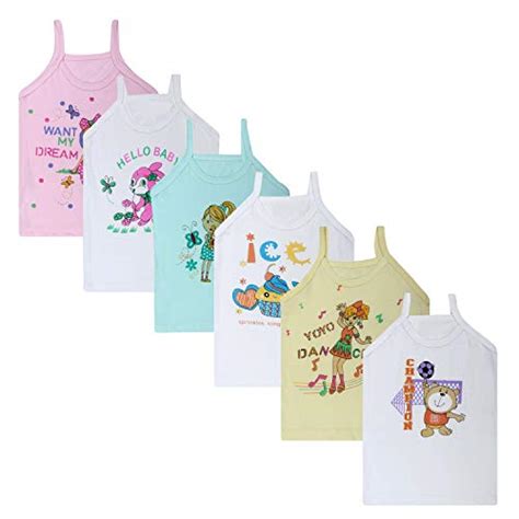 Amazon.in Bestsellers: The most popular items in Girls' Vests & Camisoles