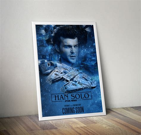 Novo pôster original Supervault: Han Solo Star Wars Anthology Film ...