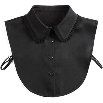 Buy Venzina® Women Fake Collar Black Fake Collars for Shirt Dress ...