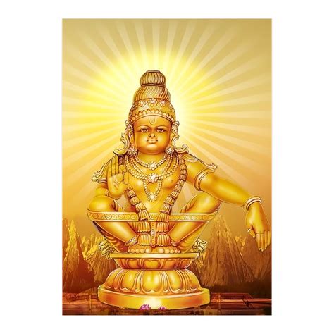 Ayyappa Swamy Wall Sticker - Ayyappa Swamy Wall Poster Sticker for ...