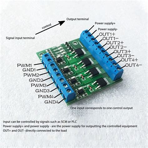 Buy MOS Driver Module, Subminiature Optocoupler DC 3.7V‑27V Output PLC ...