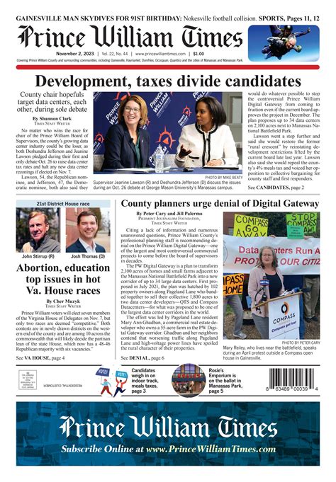 Prince William Times 11/02/2023 by Fauquier Times (52 issues) & Prince ...