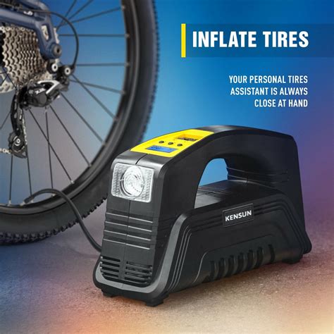 Buy bike pump with pressure gauge digital electric portable air pump ...