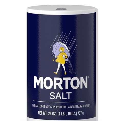 Morton Table Salt, All-Purpose Non-Iodized Salt for Cooking, Seasoning ...