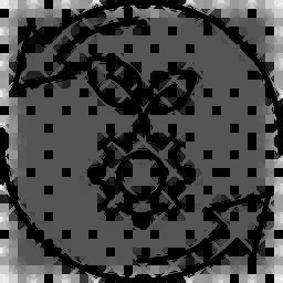 Data Processing Icon - Download in Line Style