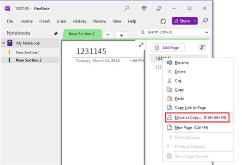 Image result for OneNote Pages in Alphabetical Order