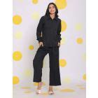 Royal Blue Linen Co-ord Set - Set of 2