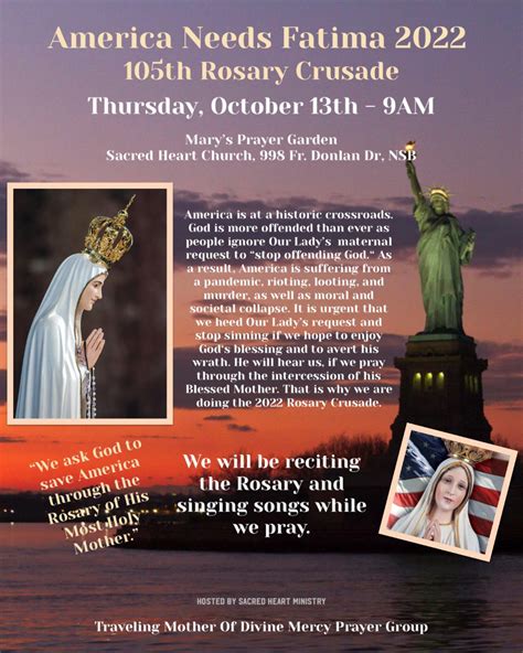 America Needs Fatima – 2022 | Sacred Heart Catholic Church