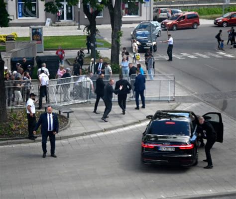 Slovakia's Prime Minister Robert Fico Shot Multiple Times