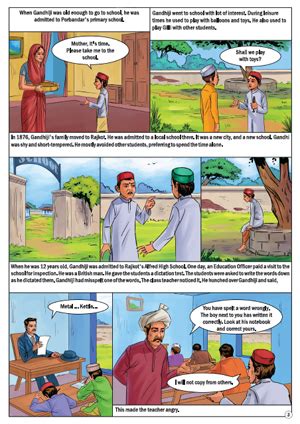 Comic Book on Gandhiji
