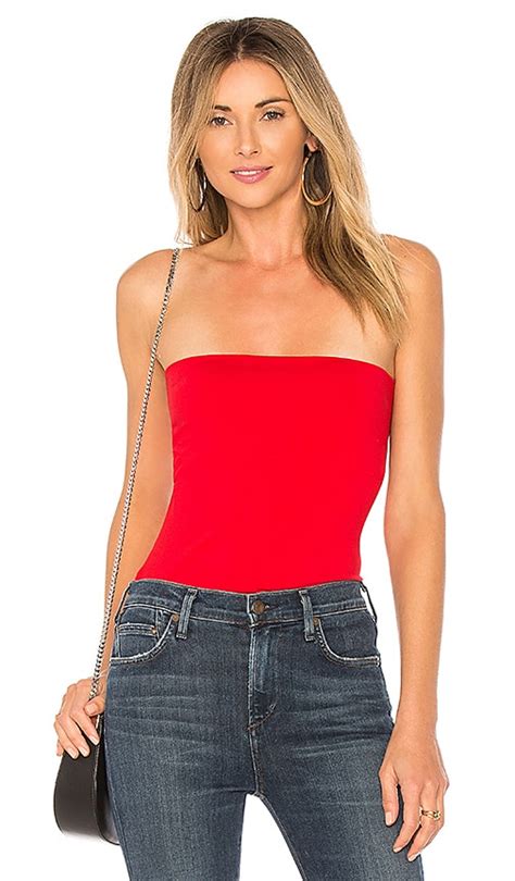Susana Monaco Strapless Tube Top in Perfect Red | REVOLVE