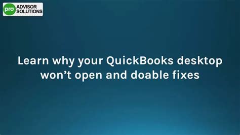 Image result for Cannot Open QuickBooks Desktop