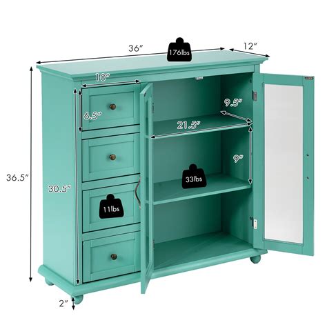 Costway Buffet Sideboard Table Kitchen Storage India | Ubuy