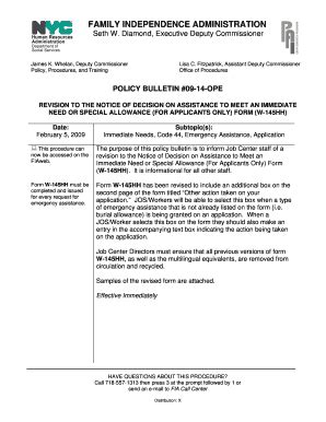 W 145hh Decision Notice - Fill and Sign Printable Template Online