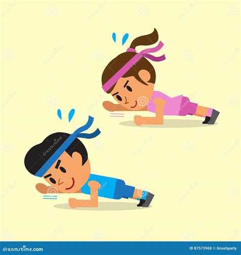 Image result for Plank Exercise Cartoon