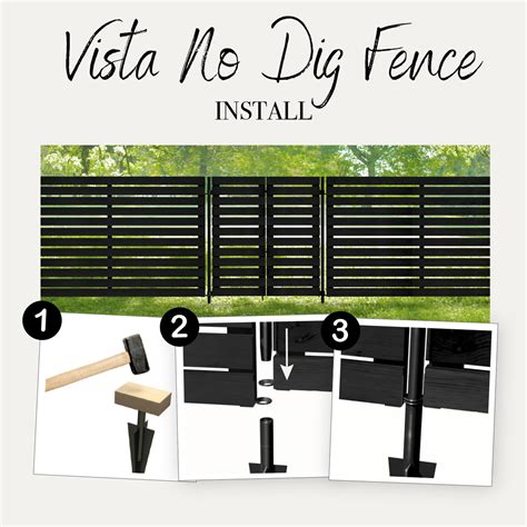 How To Install No Dig Fence Panels at Bernadette Williams blog