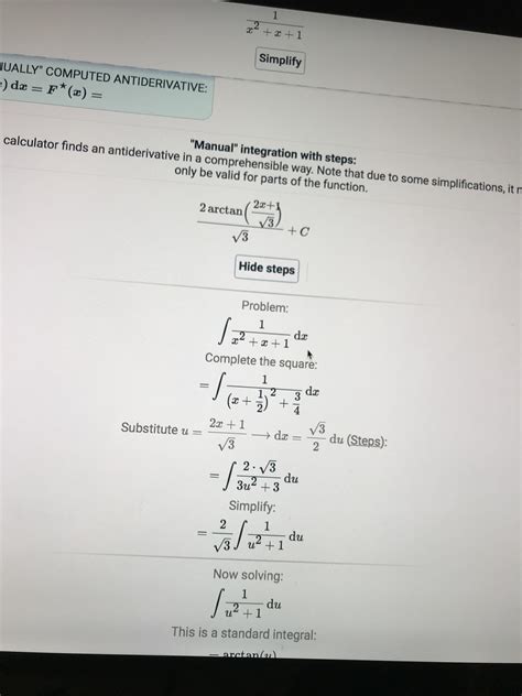 Calculus U Sub 的图像结果