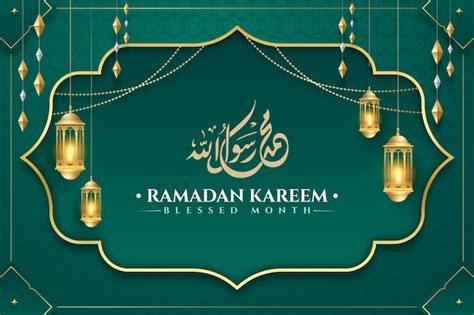 Realistic ramadan background | Free Vector