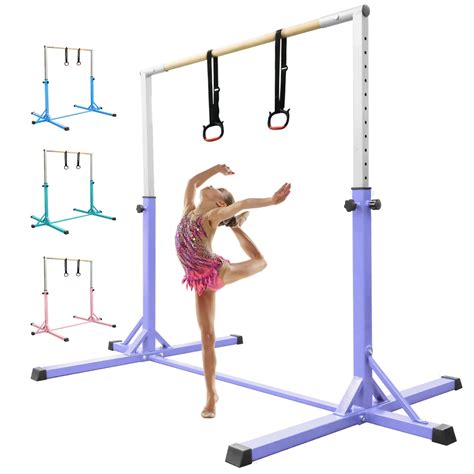 Buy FBSPORT Gymnastics Bar Horizontal Bar with Gymnastic Rings for Kid ...