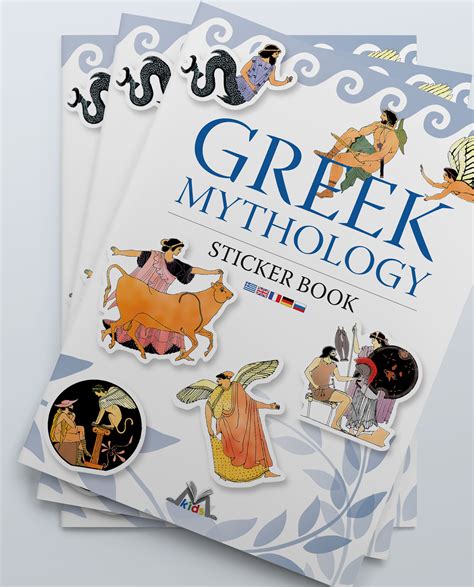 GREEK MYTHOLOGY, sticker book | Mediterraneo Eshop