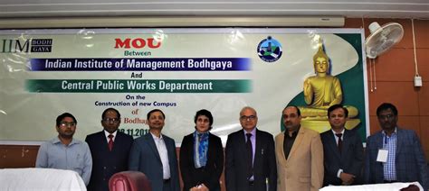 IIM Bodh Gaya signed MoU with CPWD for construction of campus – Indian ...