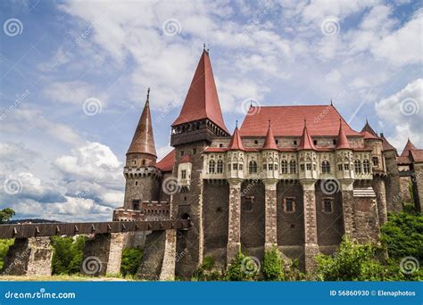 Corvin Castle, Also Known As Hunyadi Castle Royalty-Free Stock Image ...