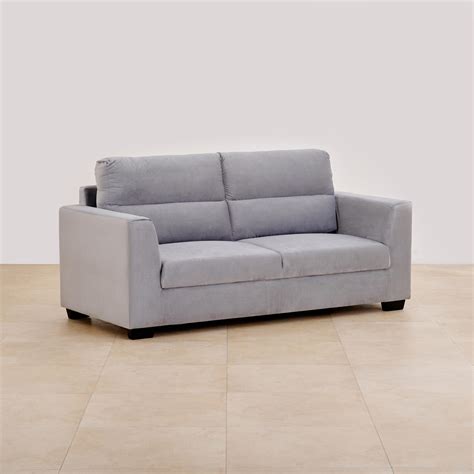 Buy Ellora Fabric 3-Seater Sofa - Grey from Home Centre at just INR 39998.0