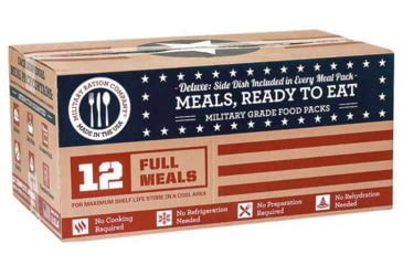 Major Outdoors MRE Deluxe 12 Meals | Free Shipping over $49!